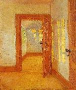 Anna Ancher interior oil painting artist